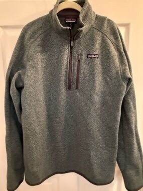 Patagonia Men's Quarter-Zip Fleece Pullover - Teal